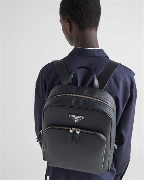 prada männertasche|prada leather backpack.